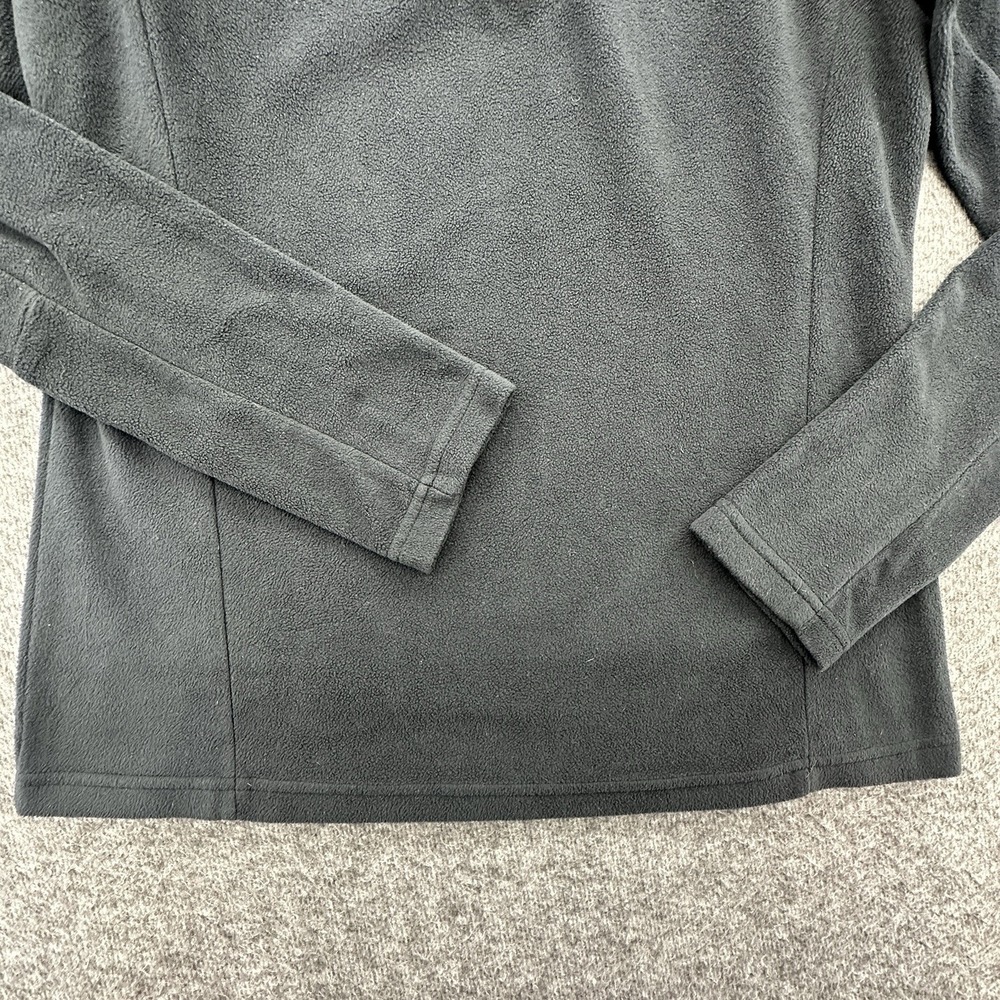 Columbia Women's Black Quarter Zip Fleece Pullover Size M Lightweight Jacket - Picture 7 of 9